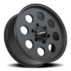 Vision Wheel - Vision Wheel 56 Midway 17x7 6x5.5 38mm Satin Black 56-177655SB54 - Image 1