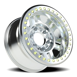 Vision Wheel - Vision Wheel 398F7999MMR-18 398COMP Manx 17x9.5 6x6.5 -18mm Machined - Image 1