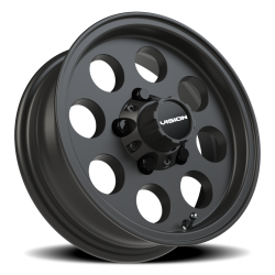 Vision Wheel - Vision Wheel 56VT3465SB0 56VT Midway 13x4.5 5x4.5 0mm Satin Black - Image 1