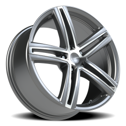Vision Wheel - Vision Wheel 640-9865GMMF40 640 Nitrous 19x8.5 5x4.5 40mm Gunmetal/Machined - Image 1