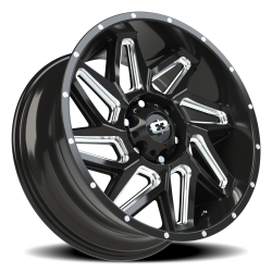 Vision Wheel - Vision Wheel 361-2983GBMS12X 361 Spyder 20x9 6x5.5 12mm Gloss Black/Milled - Image 1