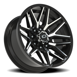 Vision Wheel - Vision Wheel 305-22070GBMF-19 305 Rekluse 22x10 8x170 -19mm Black/Machined - Image 1