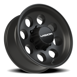 Vision Wheel - Vision Wheel 56VT7681SB-16 56VT Midway 17.5x6.75 8x6.5 -16mm Satin Black - Image 1