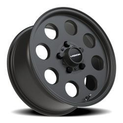 Vision Wheel - Vision Wheel 56 Midway 15x7 5x4.5 38mm Satin Black 56-157545SB55 - Image 1