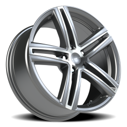 Vision Wheel - Vision Wheel 640 Nitrous 18x8 5x112 40mm Gunmetal/Machined 640-8845GMMF40 - Image 1