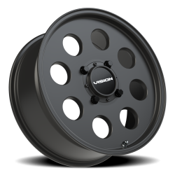 Vision Wheel - Vision Wheel 56-177136SB54 56 Midway 17x7 4x136 38mm Satin Black - Image 1