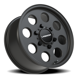 Vision Wheel - Vision Wheel 56-157655SB55 56 Midway 15x7 6x5.5 38mm Satin Black - Image 1