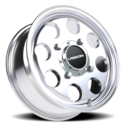 Vision Wheel - Vision Wheel 56-156136P5 56 Midway 15x6 4x136 38mm Polished - Image 1