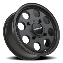 Vision Wheel - Vision Wheel 56-156136SB5 56 Midway 15x6 4x136 38mm Satin Black - Image 1