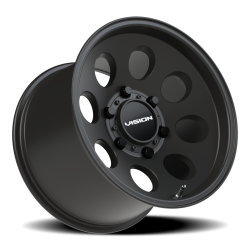 Vision Wheel - Vision Wheel 56-151655SB6 56 Midway 15x10 6x5.5 15mm Satin Black - Image 1