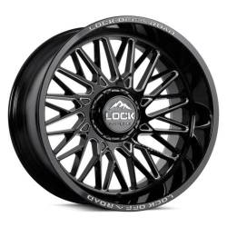 Lock Off-Road - Lock Off-Road BANDIT-2136GBM LE03 Bandit 20x10 6x5.5/135 -18mm Black/Milled - Image 1