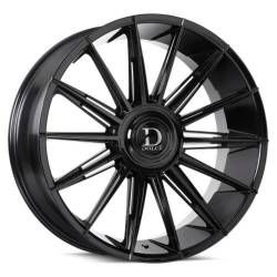 Dolce - Dolce Wheels DC08 Mirelli 24x9 Blank 15mm Gloss Black MIRELLI-249000GB15 - Image 1