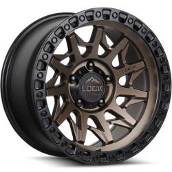 Lock Off-Road - Lock Off-Road LC01 Lunatic 20x10 8x6.5 18mm Bronze/Black LUNATIC-2186MRMBR - Image 1