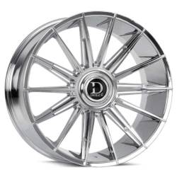 Dolce - Dolce Wheels DC08 Mirelli 24x10 Blank 35mm Chrome MIRELLI-241000C - Image 1