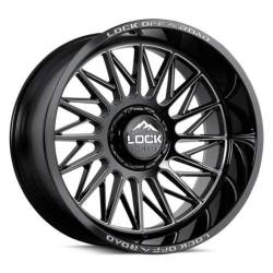 Lock Off-Road - Lock Off-Road ASSAULT-22236GBM LE05 Assault 22x12 6x5.5/135 -44mm Black/Milled - Image 1