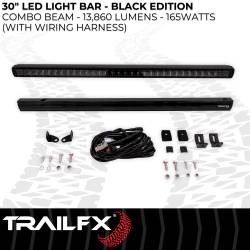 TrailFX - TrailFX 30SRBKCM 30" Single Row LED Light Bar 33 LEDs 5W Clear - Image 2