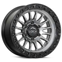 Lock Off-Road - Lock Off-Road GRIT-78569MGMBR25 LC14 Grit 17x8.5 6x5.5 25mm Matte Gray/Black - Image 1