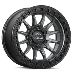 Lock Off-Road - Lock Off-Road TRAIL-7957MGMBR12N LC13 Trail 17x9 5x5.0 12mm Matte Gray/Black - Image 1
