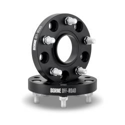 Mishimoto - Mishimoto BNWS-014-250BK Wheel Spacers Black 5X127 1" for 07-18 Wrangler JK - Image 1