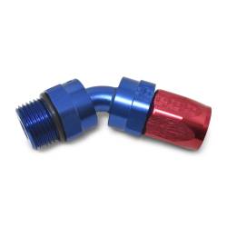 Russell - Russell 612230 10AN 45DEG Port Hose End To 7/8"-14 O-Ring Boss w/Red/Blue Finish - Image 2