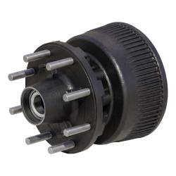 CURT - CURT 2025048503 16000lb Axles 12-1/4" Threaded Hub w/Installed Bearing Kit - Image 2