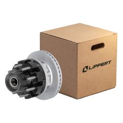 CURT - CURT 2025048500 10000lb Disc Brake Rotor w/Thread Cap Axles 8x6.5" Bolt Pattern - Image 1