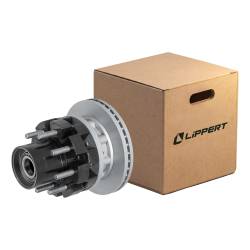 CURT - CURT 2025048469 12000lb Axles Disc Brake Rotor w/Threaded Cap 8x6.5" Bolt - Image 1