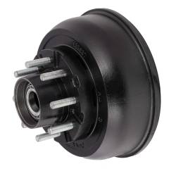 CURT - CURT 2025048502 10000lb Axles 12-1/4" Short Threaded Hub w/Installed Bearing Kit - Image 2
