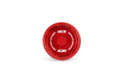 HPS Performance - HPS Performance 5269-110R Anodized Billet Aluminum Twist-Lock Oil Cap Red - Image 1