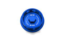 HPS Performance - HPS Performance 5269-111BL Anodized Billet Aluminum Twist-Lock Oil Cap Blue 56mm - Image 1