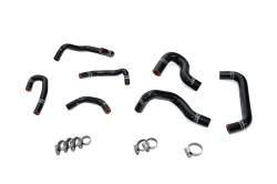 HPS Performance - HPS Performance 57-2274-BLK High Temp 3-Ply Silicone Oil Cooler Hose Kit Black - Image 1
