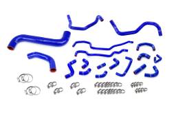 HPS Performance - HPS Performance 57-2318-BLUE 3-Ply Silicone Radiator/Heater Hose Kit Blue - Image 1