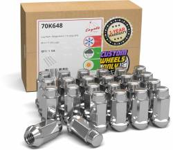 Coyote Premium Wheel Accessories - Coyote 70K648 Bulge Acorn Lug Pack 1.9" Long M14x1.5 24-Lugs - Image 1