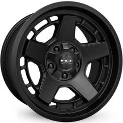 HD Wheels - HD Wheels AT179054-12ASB Atlas 17x9 5x4.5/5.0 -12mm Satin Black - Image 1