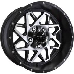 HD Wheels - HD Wheels CA2090560SBM Caliber 20x9 5x5.0/5.5 0mm Satin Black/Machined - Image 1