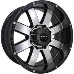 HD Wheels - HD Wheels EP201073-25SBM 8-Point 20x10 5x5.0 -25mm Satin Black/Machined - Image 1