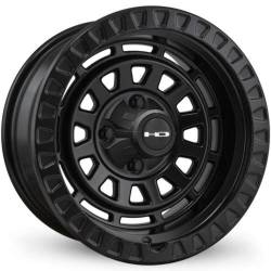 HD Wheels - HD Wheels VE147042-14ASB Venture 14x7 4x4.0 -14mm Satin Black - Image 1