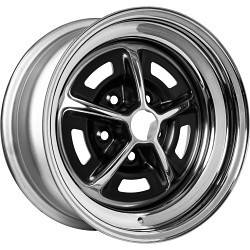 Boyd Coddington - Boyd Coddington 54-5712044BC 15X7 5x4.50 6 71.5 Chrome Semi Black - Image 3