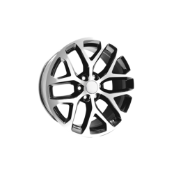Performance Replicas - Performance Replicas PR177 20x9 6x5.5 24mm Gloss Black/Machined PR177BD20906124 - Image 1