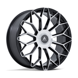 Asanti - Asanti AB051 ENVOY 22x10 6x5.5/135 30mm Gloss Black/Machined AB051BD22106630 - Image 1