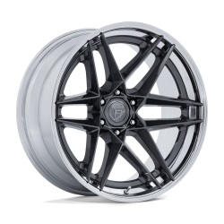 Fuel 1PC - Fuel Off Road FC408 FLIGHT 22x10 6x5.5 -18mm Gunmetal/Chrome FC408AP22106818N - Image 1