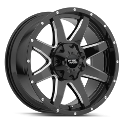 Off Road Monster - Off Road Monster M08 20x12 BLANK -44mm Gloss Black/Milled M08012800N44GBML - Image 1