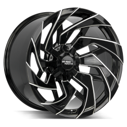 Off Road Monster - Off Road Monster M24 20x10 6x5.5/135 -19mm Gloss Black/Milled M240607N19GBML - Image 1