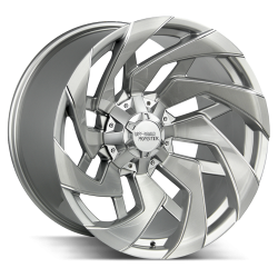Off Road Monster - Off Road Monster M24 22x12 6x5.5/135 -44mm Brushed Silver M24212607N44BFS - Image 1