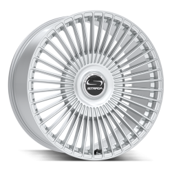 Strada - Strada Wheels SPAGHETTI 22x9 5x4.5/120 30mm Gloss Silver SF7129050130S - Image 1