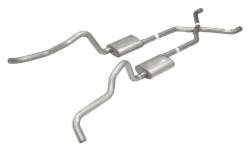 Pypes Performance Exhaust - Pypes SGC16 No Muffler Exhaust System 2.5" w/X-Pipe for Chevrolet Bel Air - Image 1