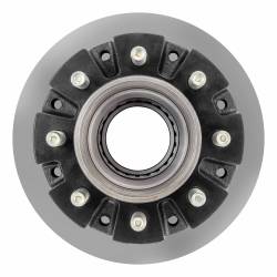 CURT - CURT 2020111749 Disc Brake Rotor w/Threaded Dust Cap 12K 8x6.5 5/8" Studs Oil - Image 2