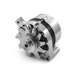 Speedmaster - Speedmaster PCE360.1011 Ford 63-86 Chrome 100A V-Belt Alternator - Image 1