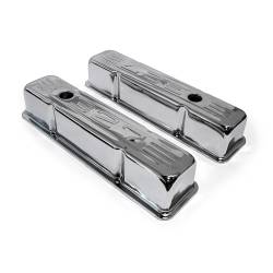 Speedmaster - Speedmaster PCE314.1002.02 Chevy SBC 350 Chrome 327 Stamped Valve Cover Tall - Image 2