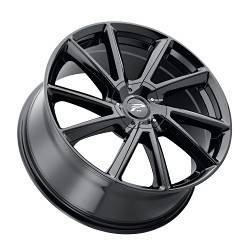 Platinum - Platinum 466-2807BK+40 20X8.5 5x4.50/120 +40 74.1 Gloss Black - Image 1